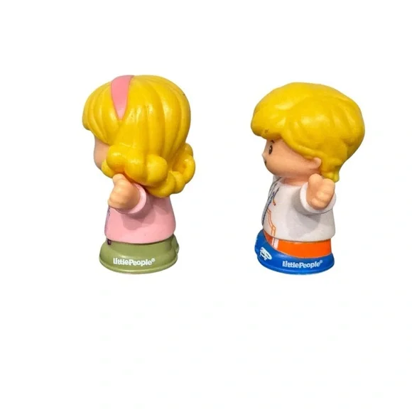 Fisher Price Little People Farmer Emma W/ Sponge & School Bus Eddie - Picture 2 of 7